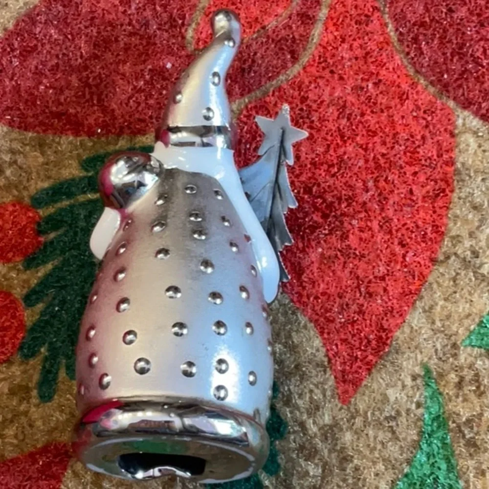 Pier 1 Red Santa Ornament